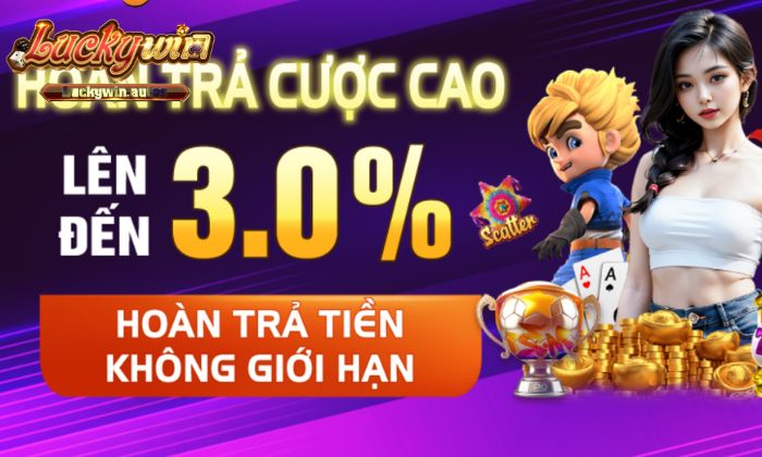 Hoàn trả cược cho người chơi lên đến 3%